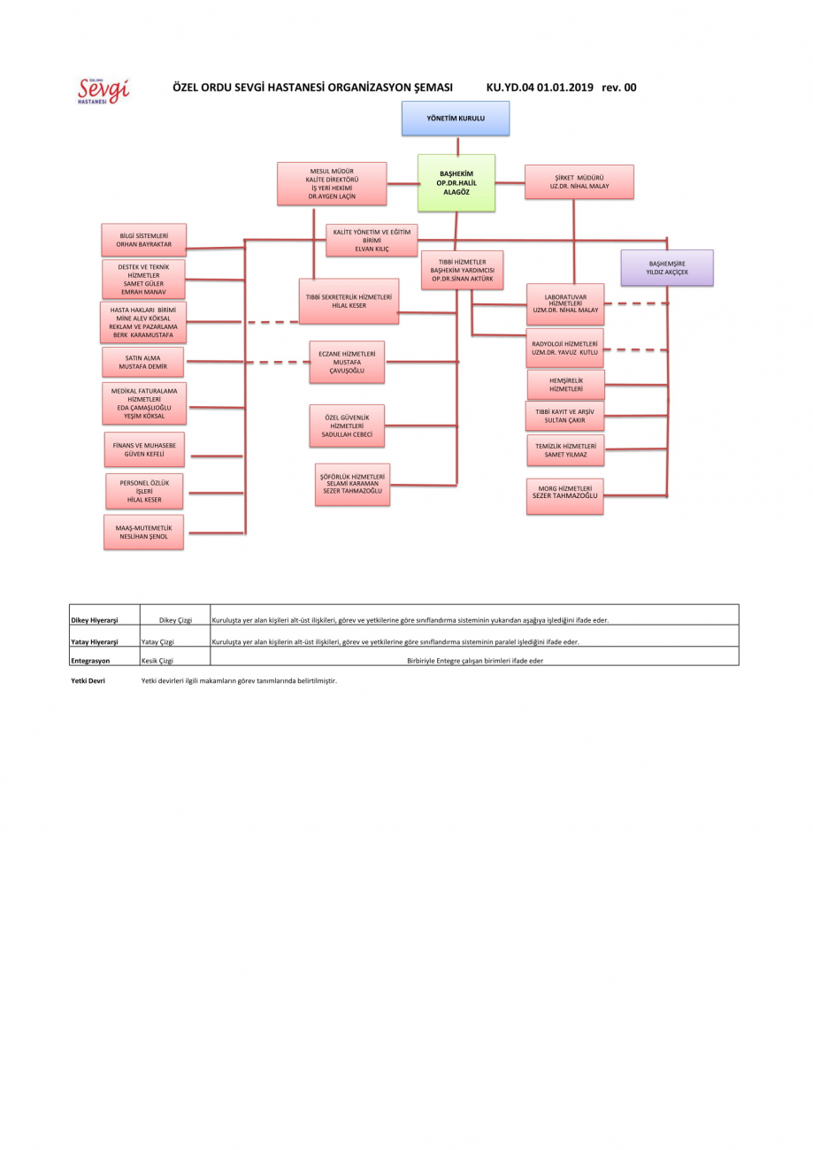 organization chart